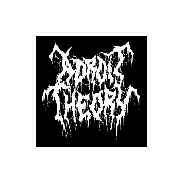 Metal Name Logo Sticker