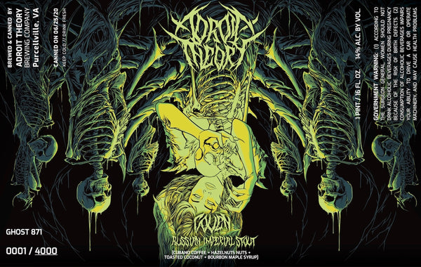 PRE-ORDER: Coven [Cubano Coffee + Hazelnut + Toasted Coconut + Bourbon Maple Syrup] Russian Imperial Stout