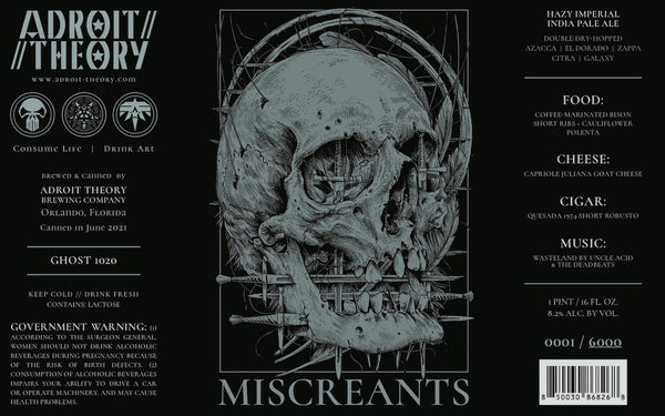 PRE-ORDER: Miscreants - Hazy DIPA