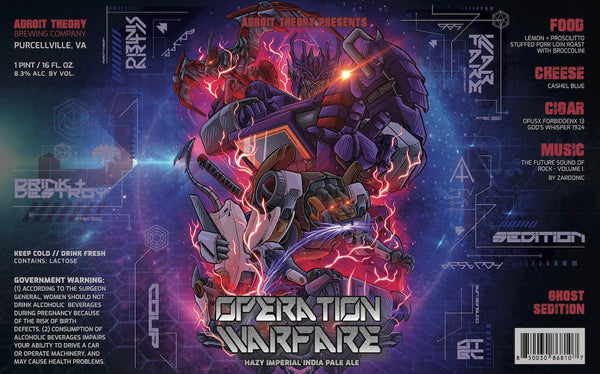 PRE-ORDER | 04/29/24: Operation Warfare: Sedition - Hazy DIPA