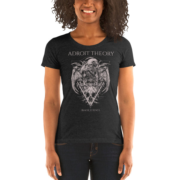 T-Shirt : Women's Short Sleeve - Black Science