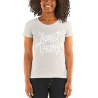 T-Shirt : Women's Short Sleeve - Adroit Theory Name Metal Logo